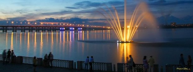 Фонтан "Лебедь" Днепр