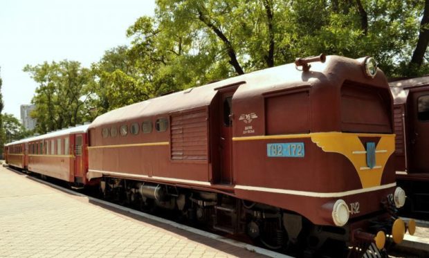 Детская железная дорога в Днепре