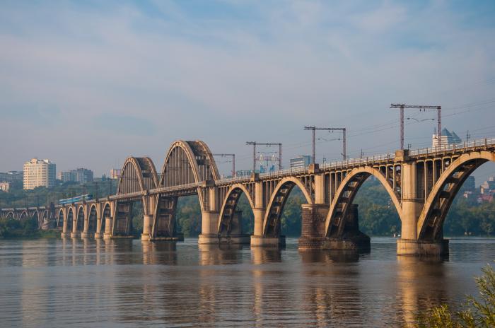 Мерефо-Херсонский Мост Днепр