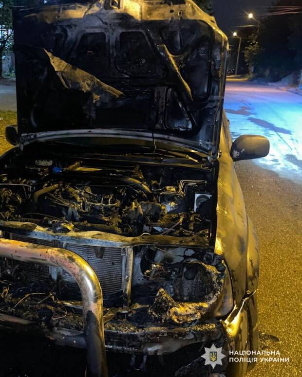 Підпал автомобіля у Дніпрі: два підлітки затримані за кримінальну справу
